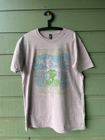 Live Slow Bike Fast Mineral Wash Orchid Tee