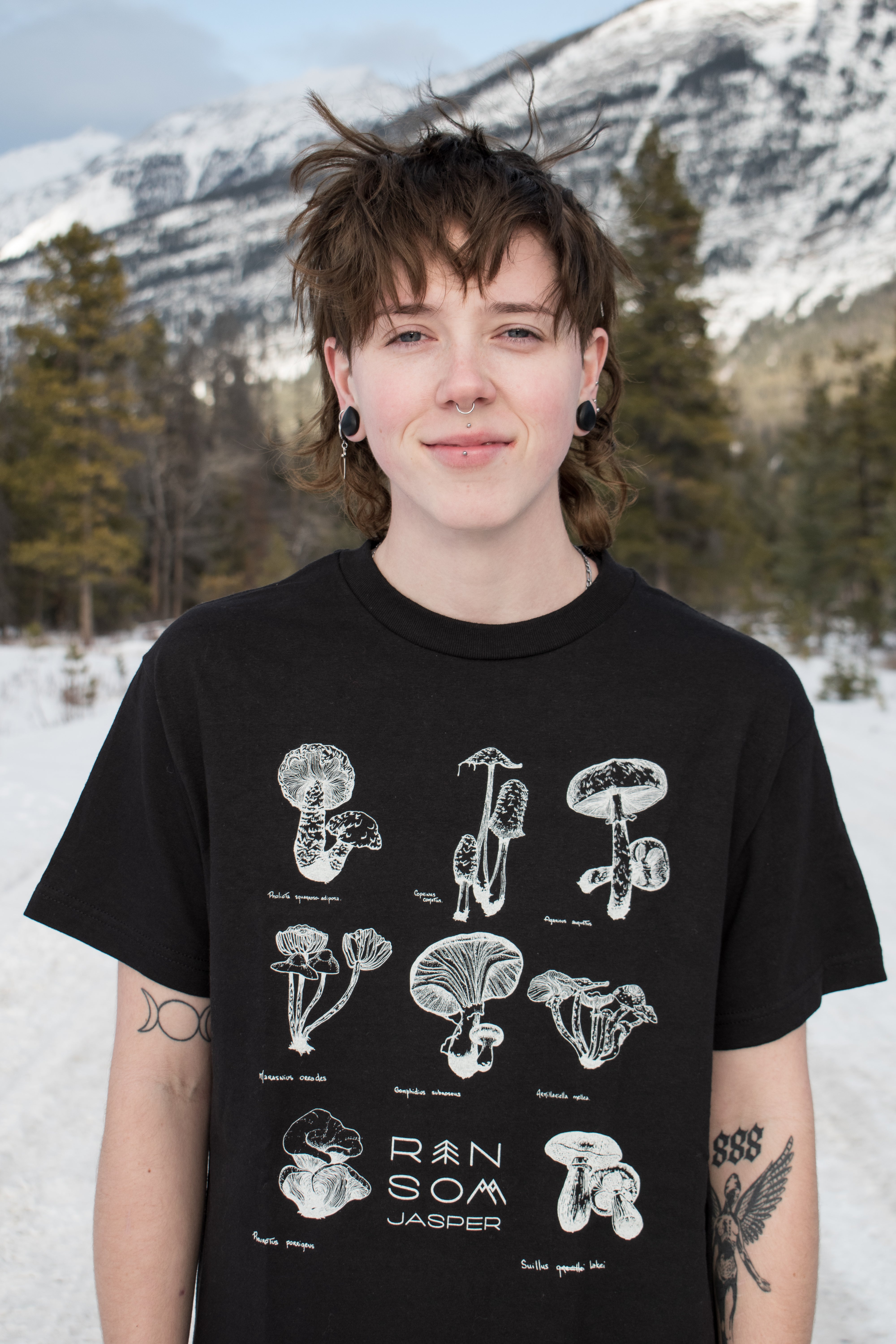 Mycology Tee in Black - Unisex Fit