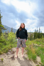 Mtn/Tree Black Hoodie (Unisex)