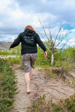 Mtn/Tree Black Hoodie (Unisex)