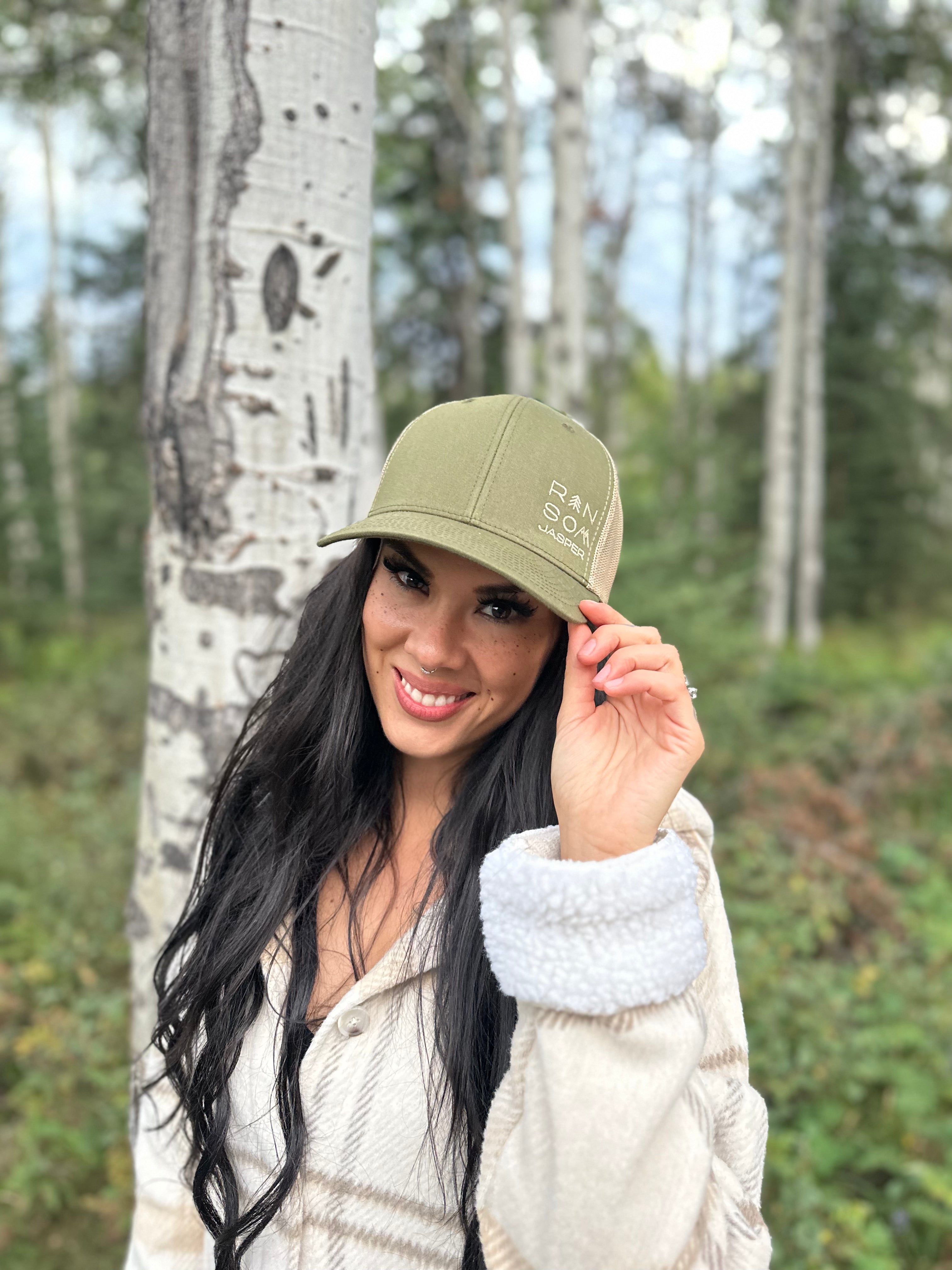 Moss + Khaki Trucker Hat