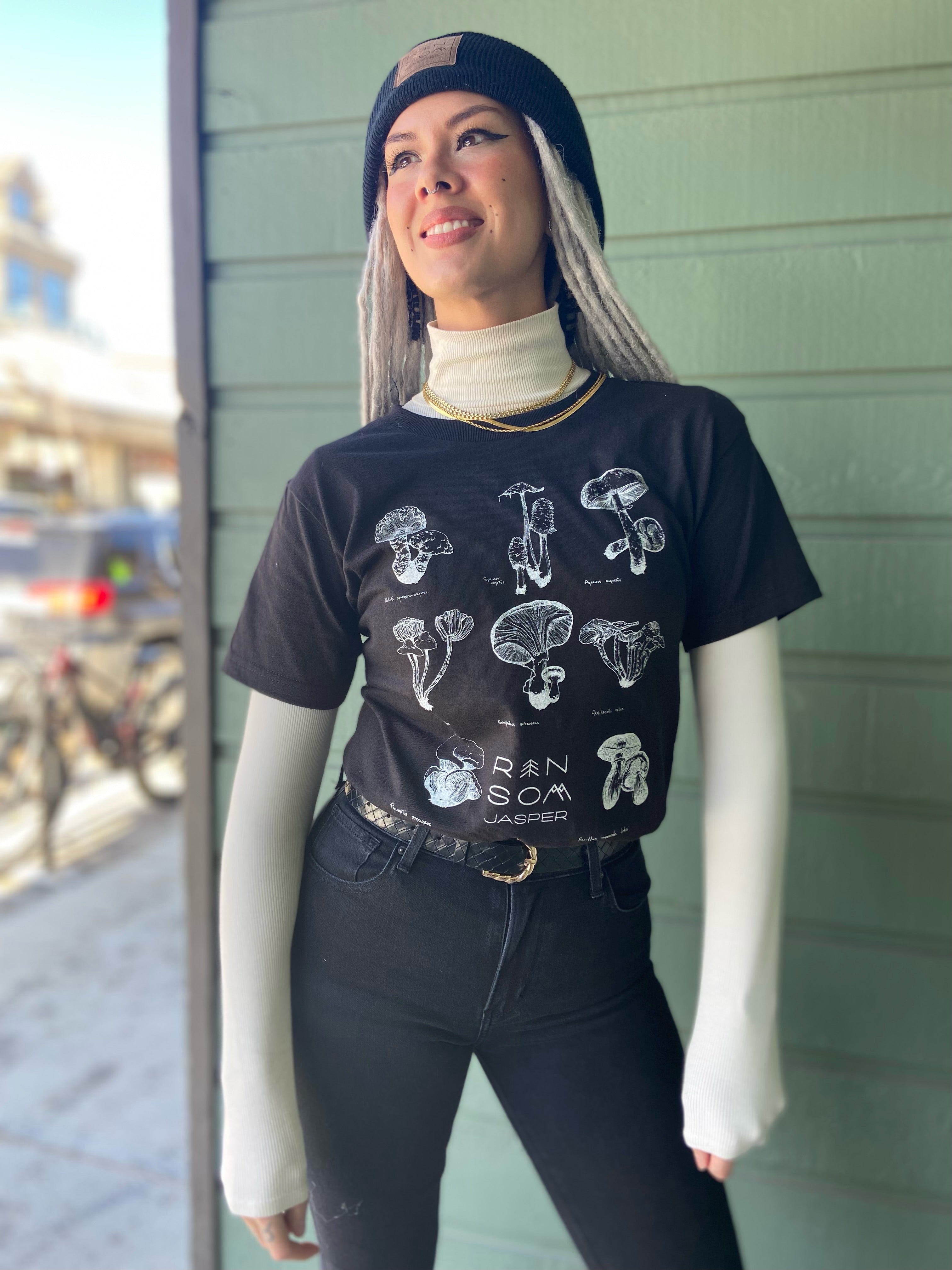 Mycology Tee in Black - Unisex Fit