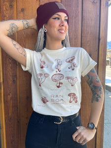 Mycology Tee in Cream - Unisex Fit