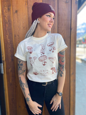 Mycology Tee in Cream - Unisex Fit