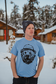 Bear Tee in Blue